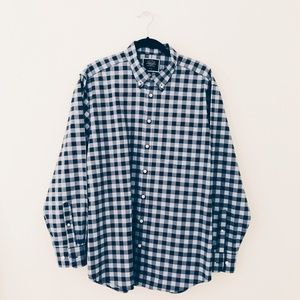 Charles Tyrwhitt Men's Blue Checked Dress Shirt